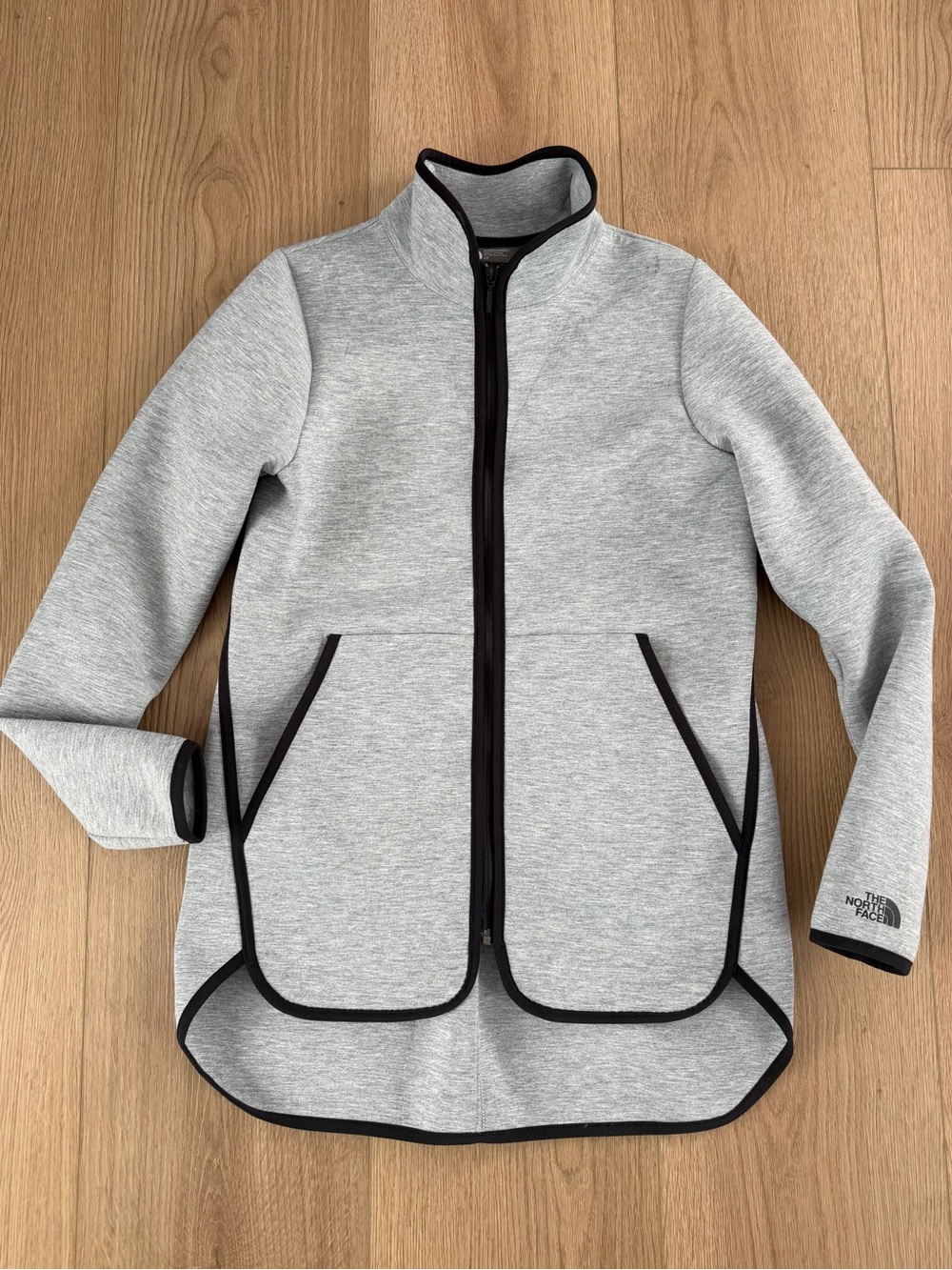 The North Face Women's Neo Thermal 3D Full-Zip Jacket in heather gray size small